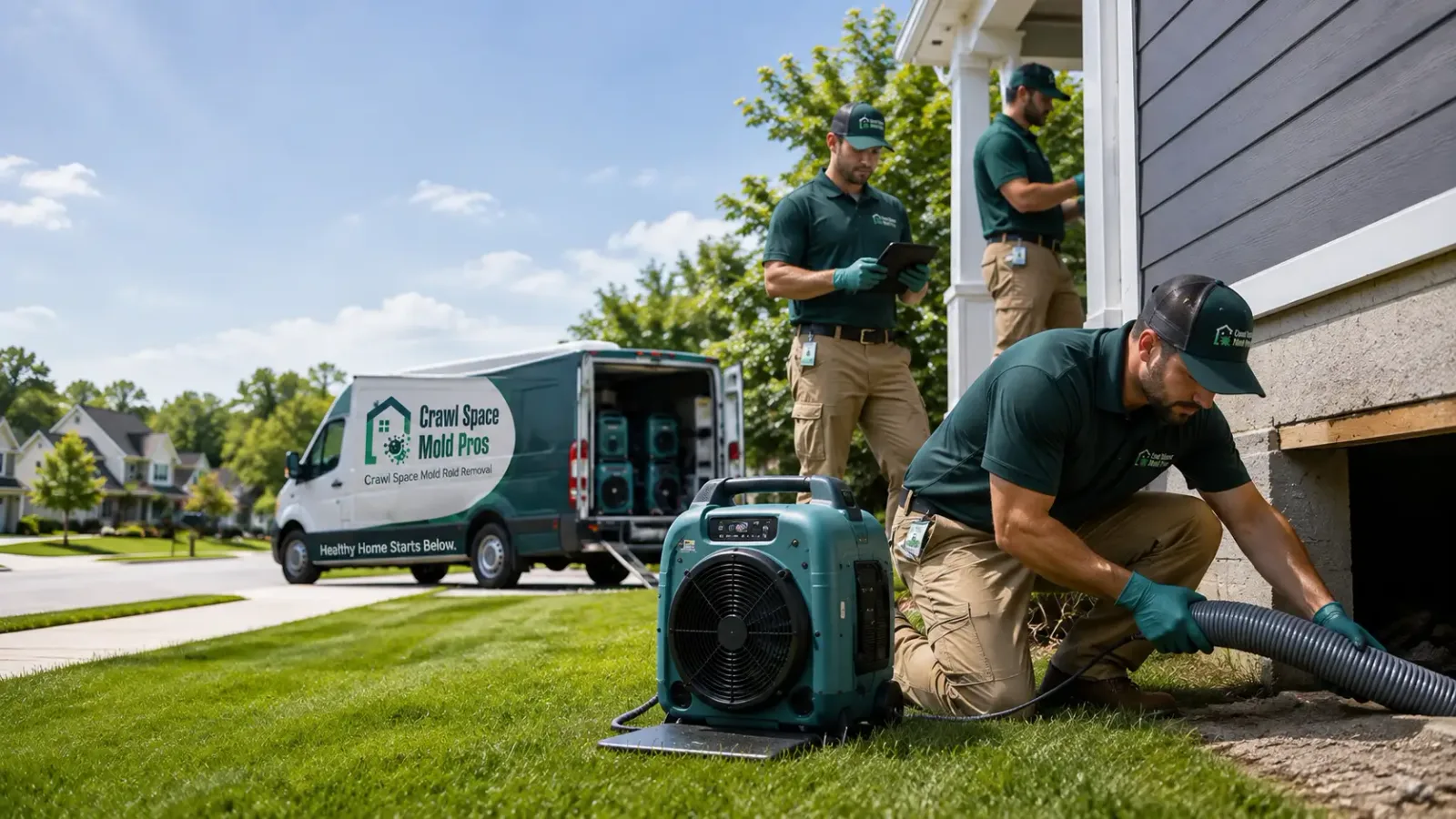 Crawl Space Mold Removal in Montrose, NY